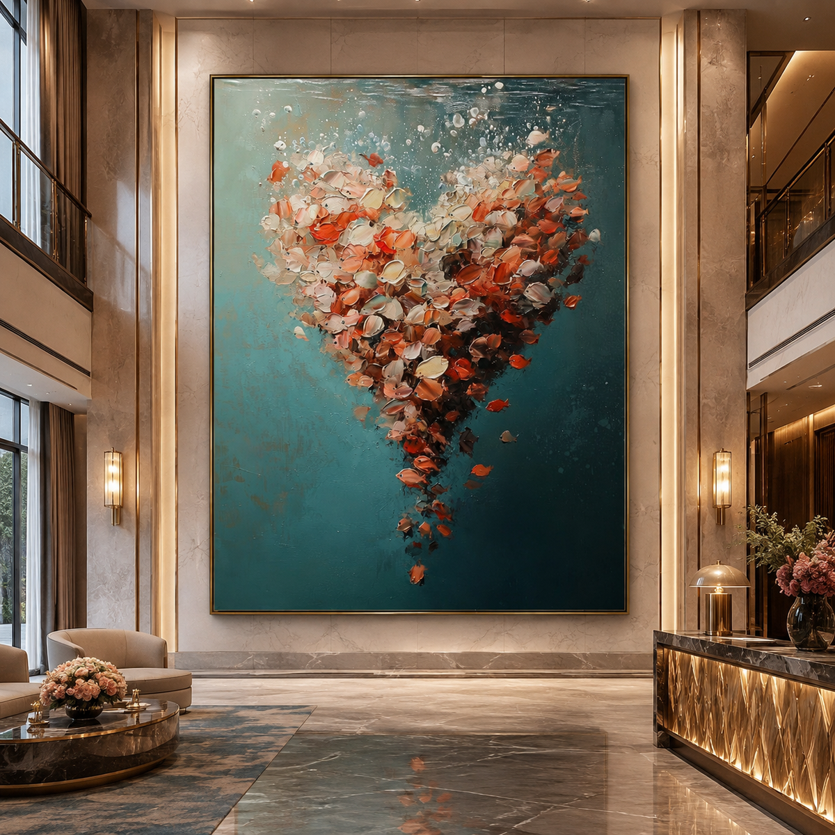 AVIORART Heartfelt Currents Wall Art Canvas