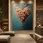 AVIORART Heartfelt Currents Wall Art Canvas