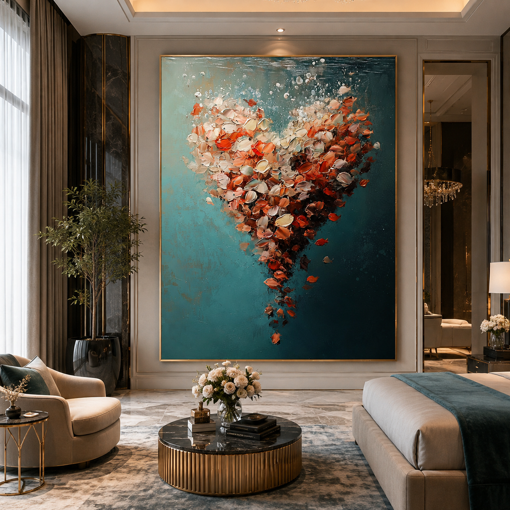 AVIORART Heartfelt Currents Wall Art Canvas