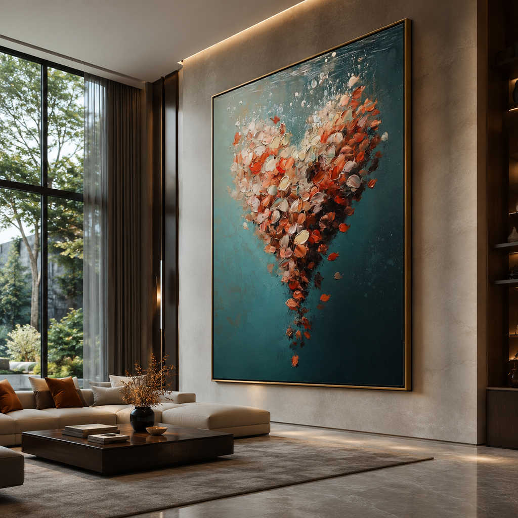 AVIORART Heartfelt Currents Wall Art Canvas