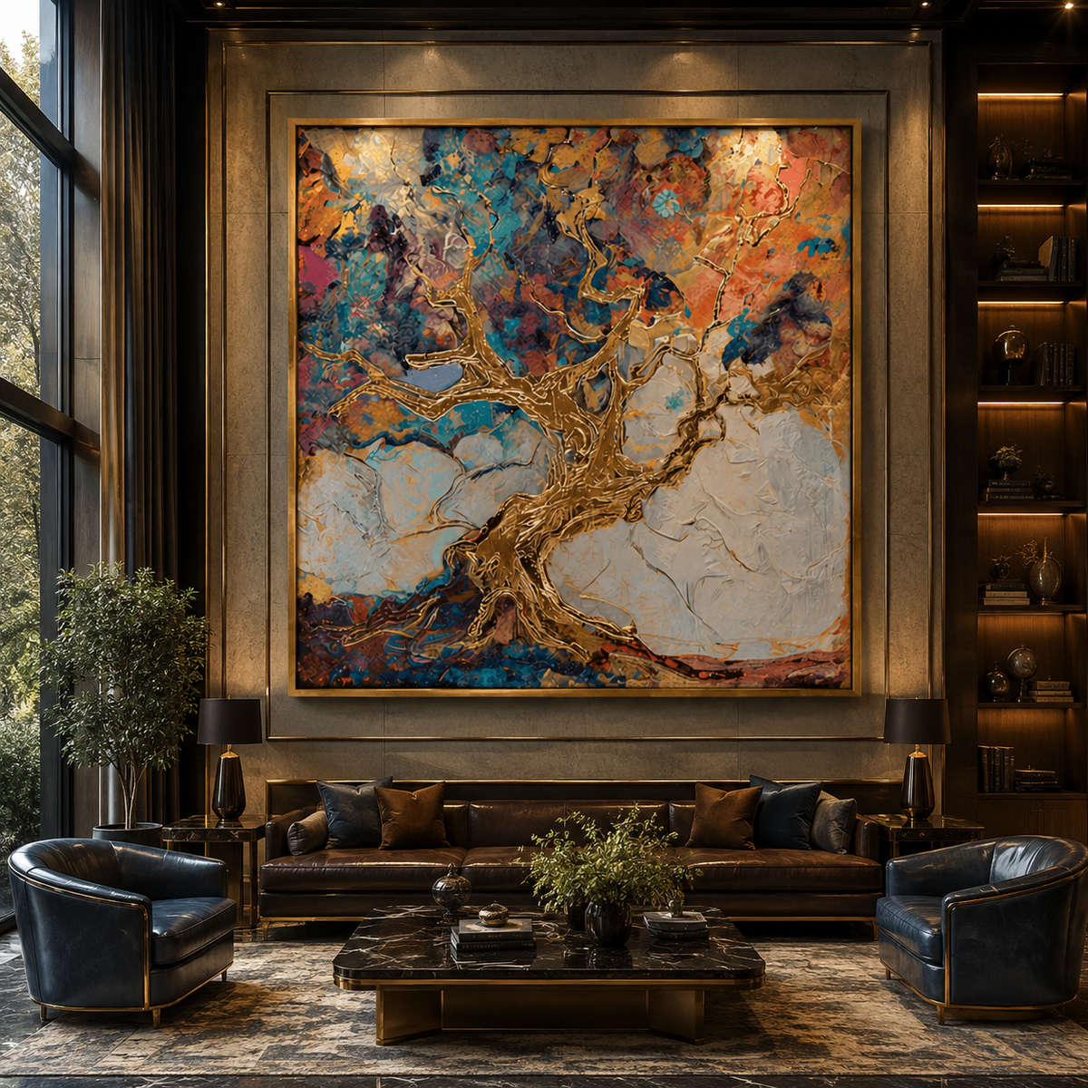 AVIORART Heritage Oak Tree Wall Art Canvas