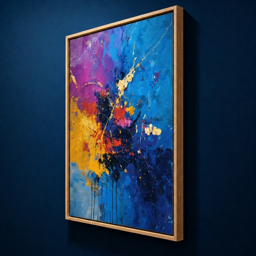 AVIORART Hit by Color Wall Art Canvas