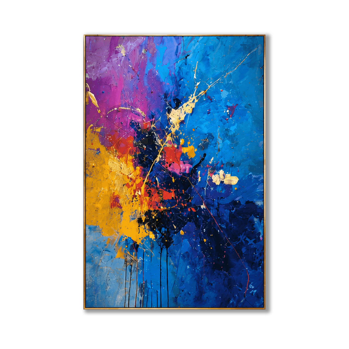 AVIORART Hit by Color Wall Art Canvas