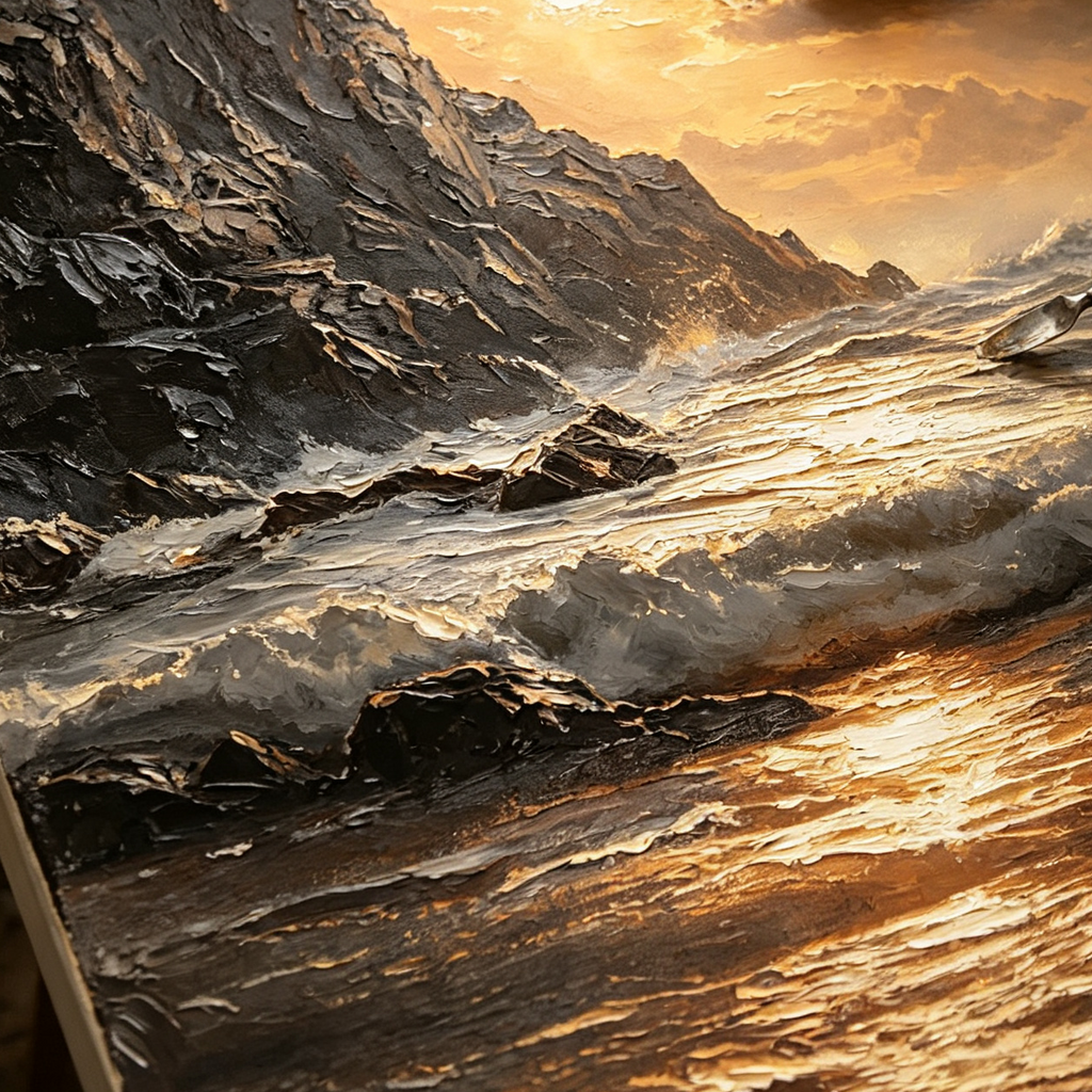 AVIORART Infinite Shores Wall Art Canvas