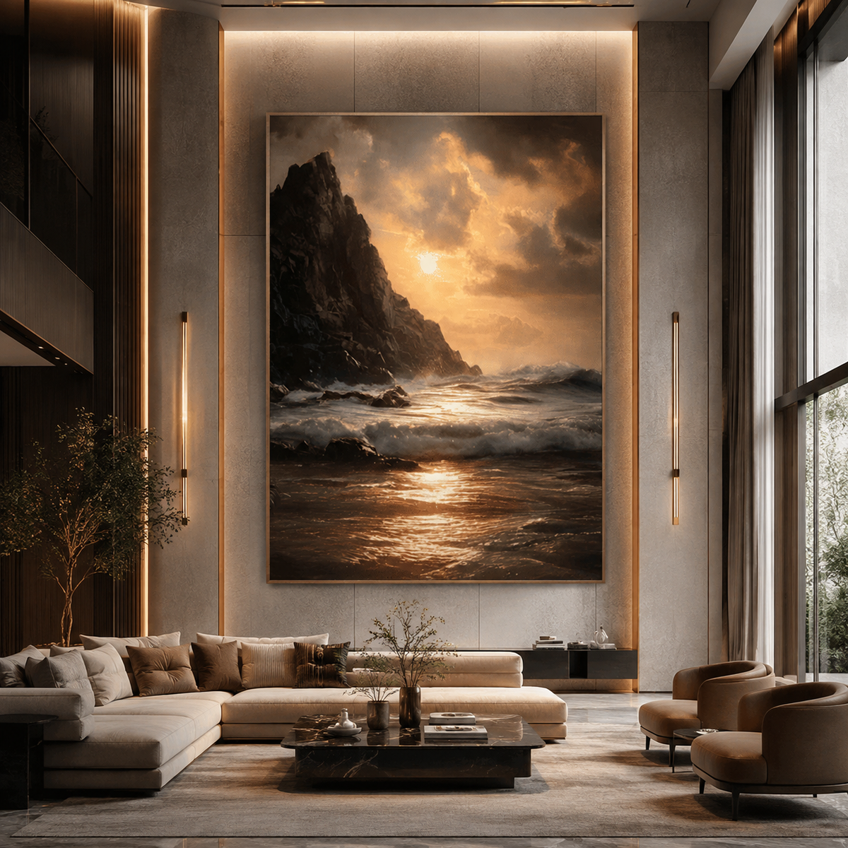 AVIORART Infinite Shores Wall Art Canvas