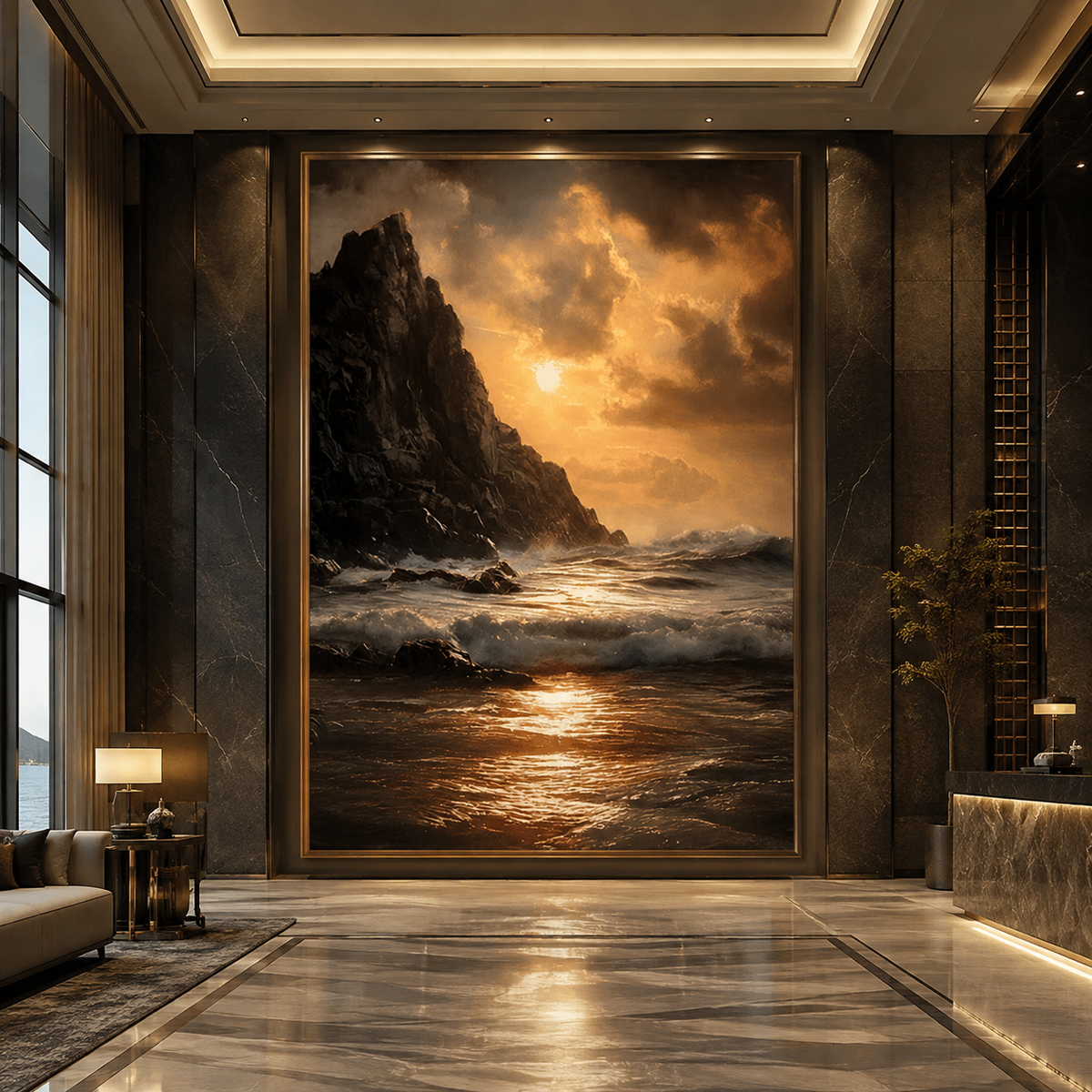 AVIORART Infinite Shores Wall Art Canvas