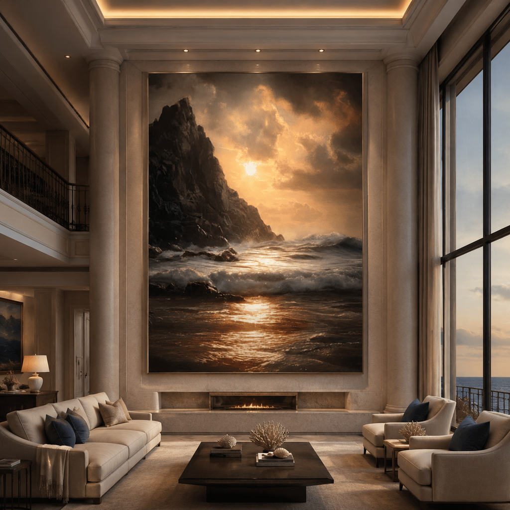 AVIORART Infinite Shores Wall Art Canvas