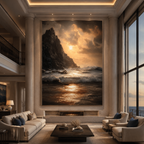 AVIORART Infinite Shores Wall Art Canvas