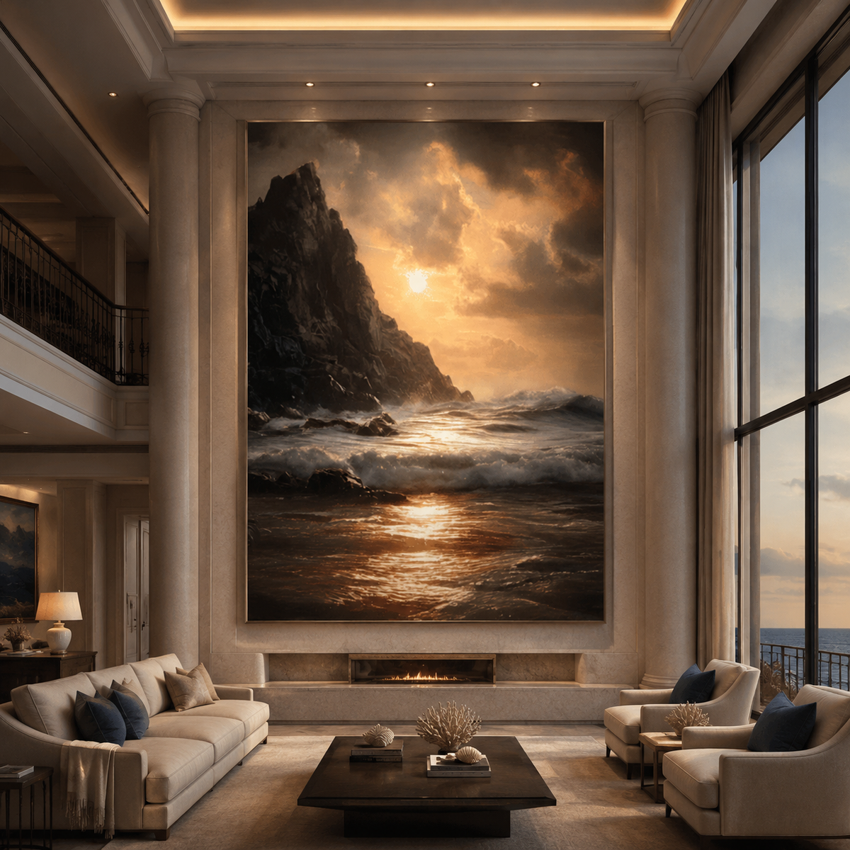 AVIORART Infinite Shores Wall Art Canvas