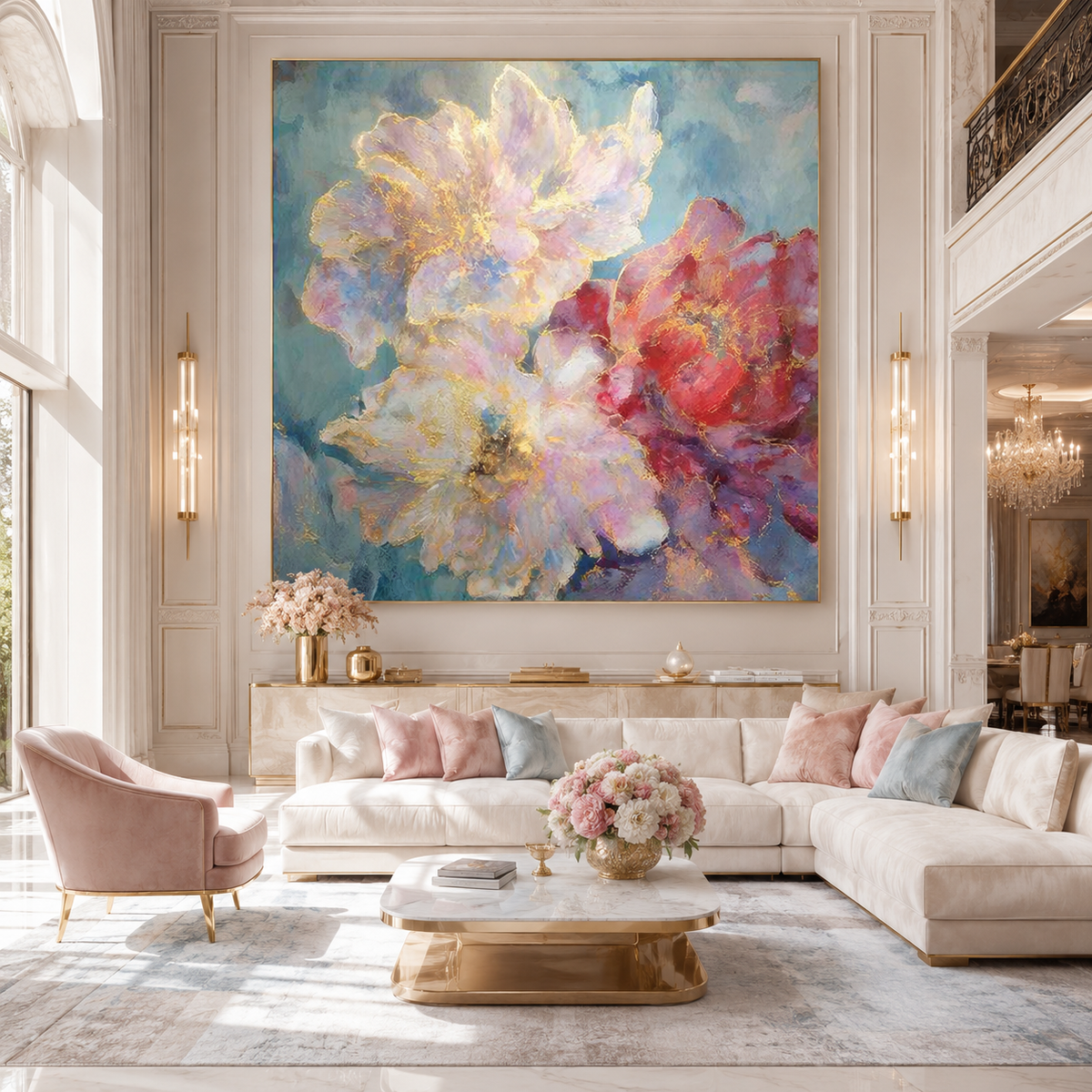 AVIORART Jardin d’Or Wall Art Canvas