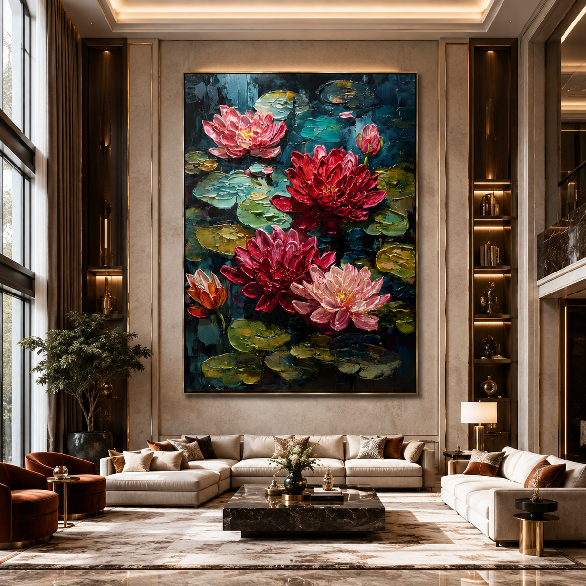 AVIORART Jewel Pond Wall Art Canvas
