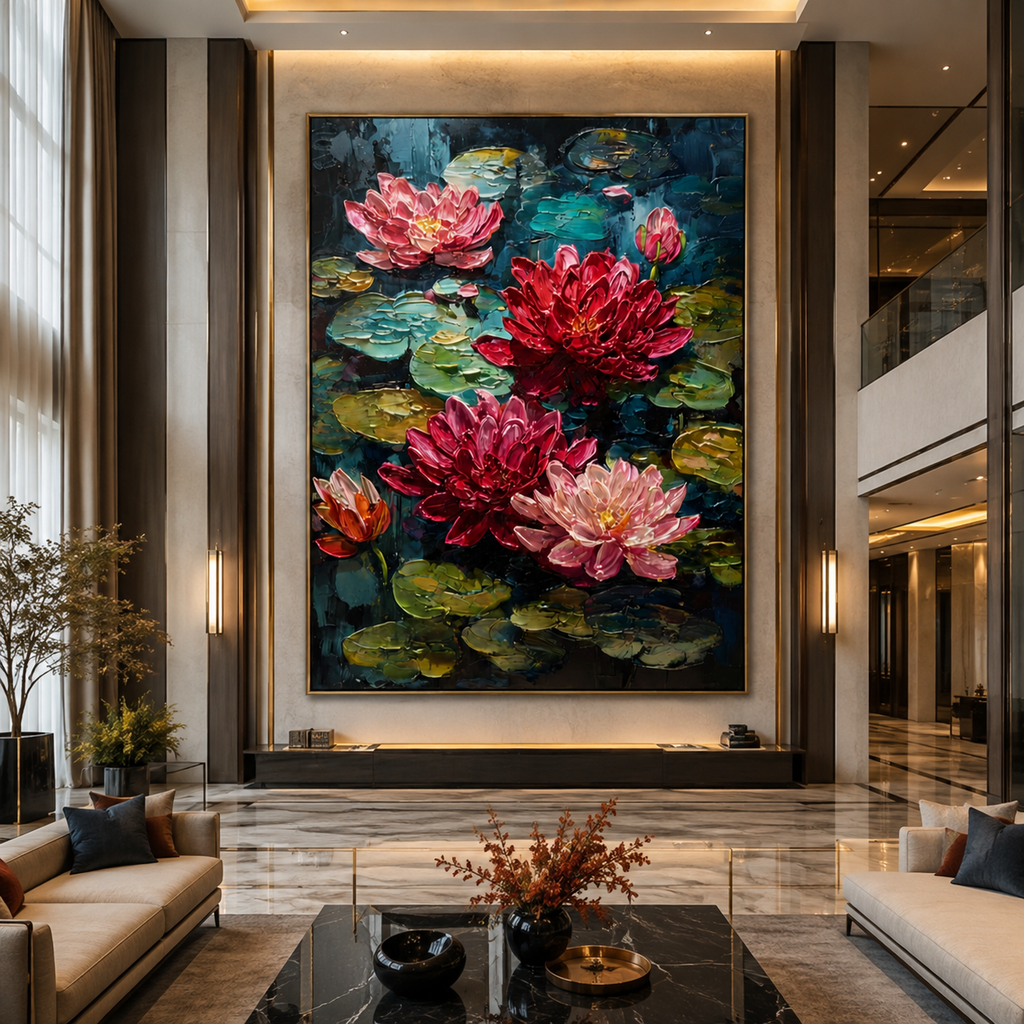 AVIORART Jewel Pond Wall Art Canvas