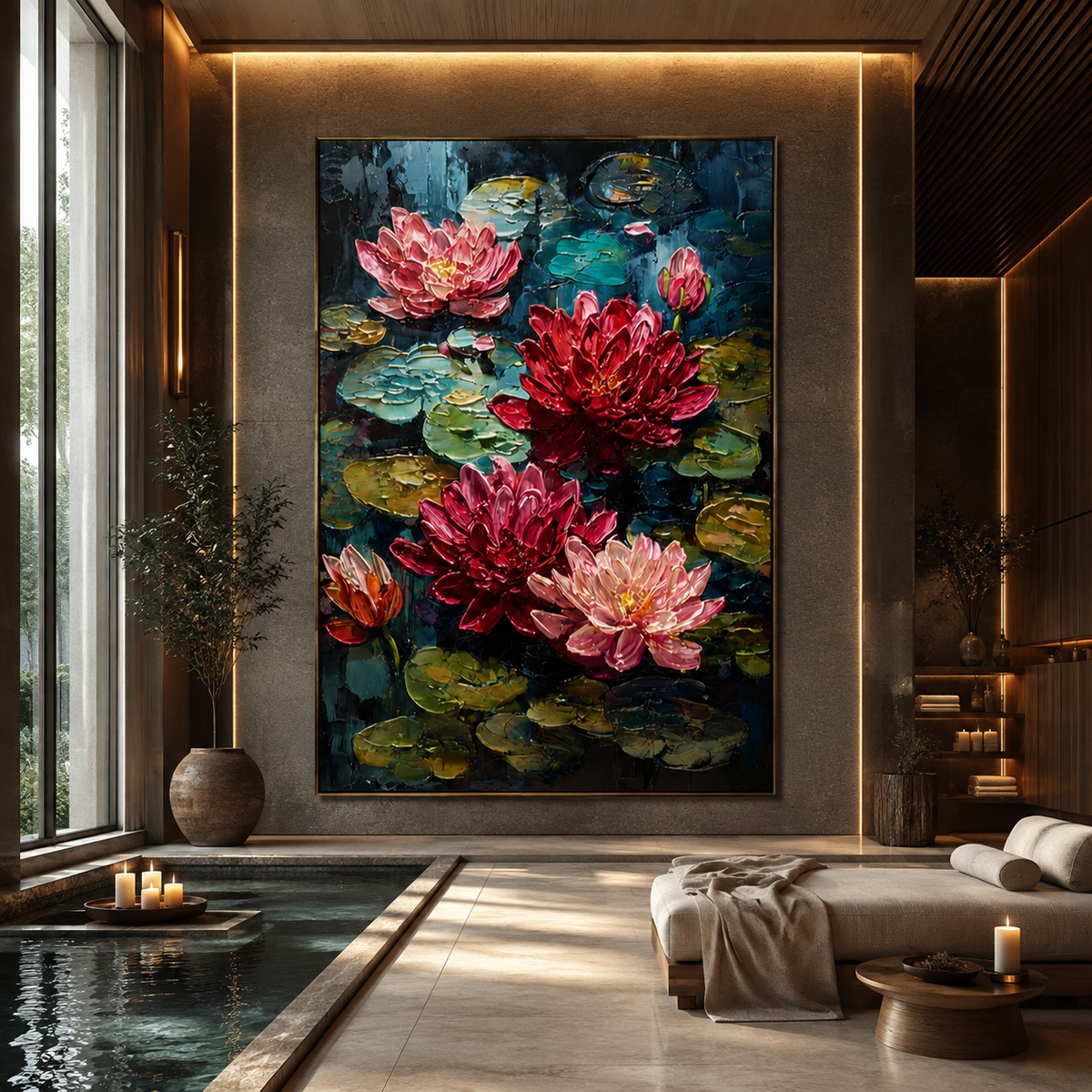 AVIORART Jewel Pond Wall Art Canvas