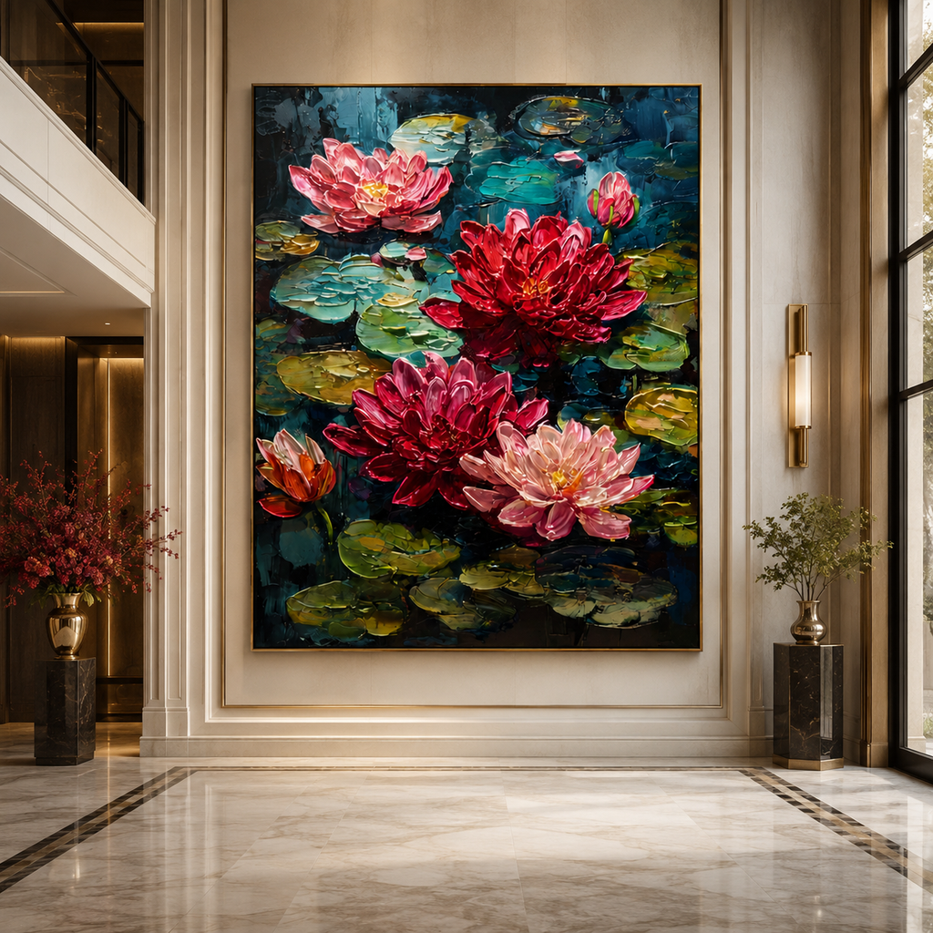 AVIORART Jewel Pond Wall Art Canvas