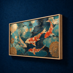AVIORART Koi Fortune Wall Art Canvas