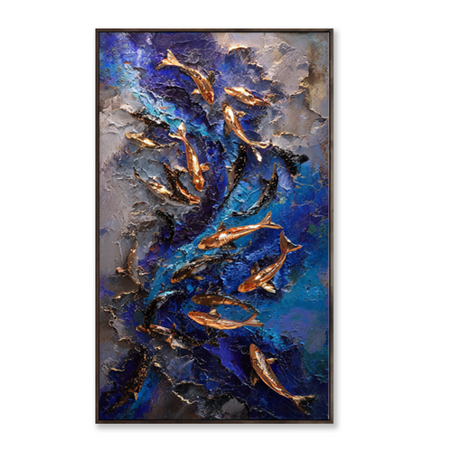 AVIORART Koi Pilgrimage Wall Art Canvas