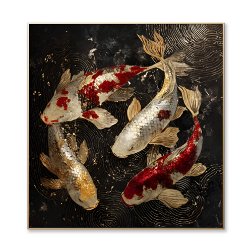 AVIORART Koi of Harmony Wall Art Canvas