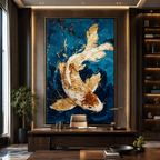 AVIORART Koi of Prosperity Wall Art Canvas