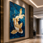 AVIORART Koi of Prosperity Wall Art Canvas