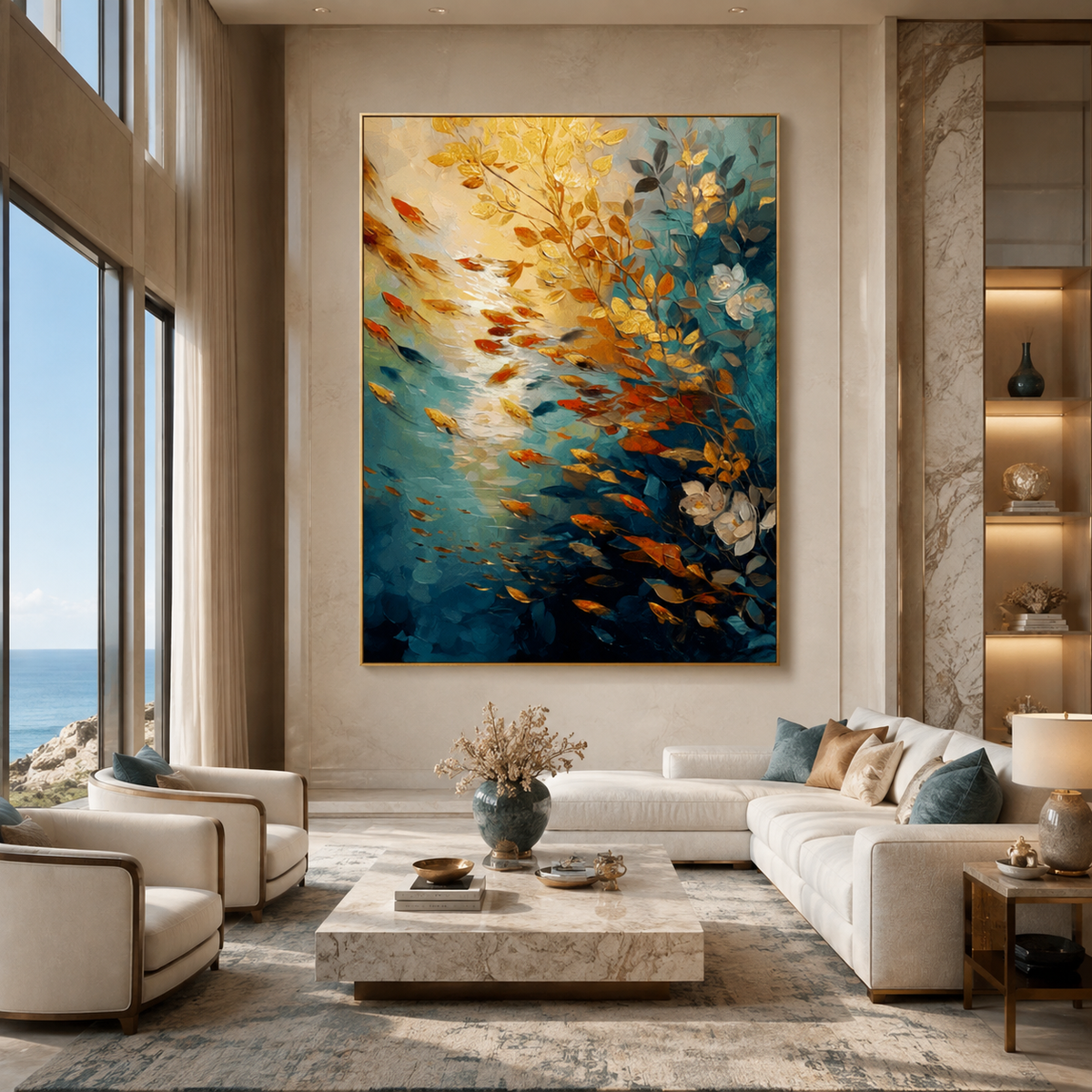 AVIORART La Vida Fluye Wall Art Canvas