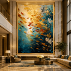 AVIORART La Vida Fluye Wall Art Canvas