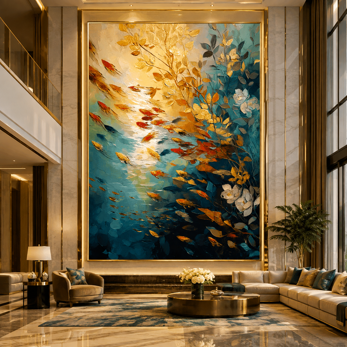 AVIORART La Vida Fluye Wall Art Canvas