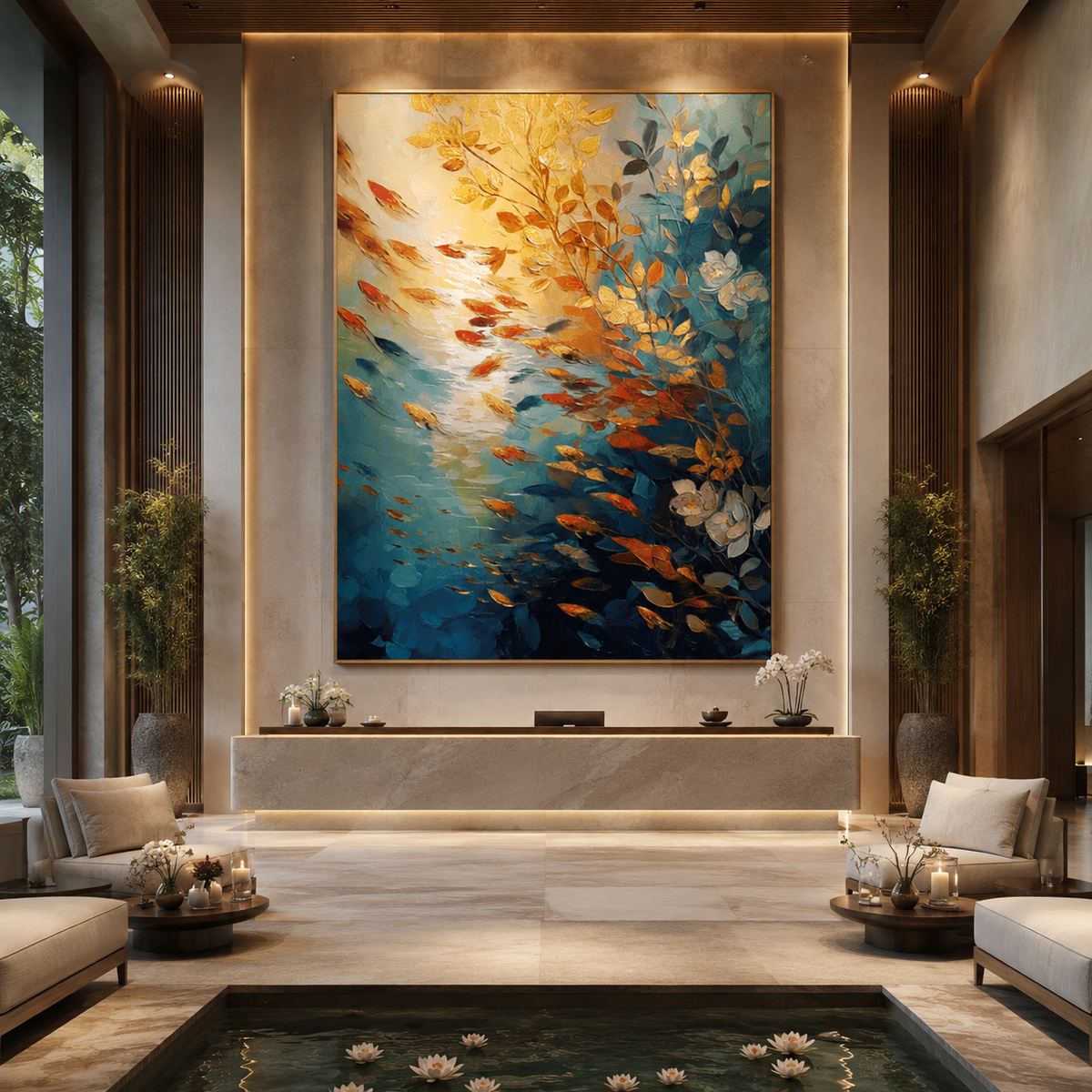 AVIORART La Vida Fluye Wall Art Canvas