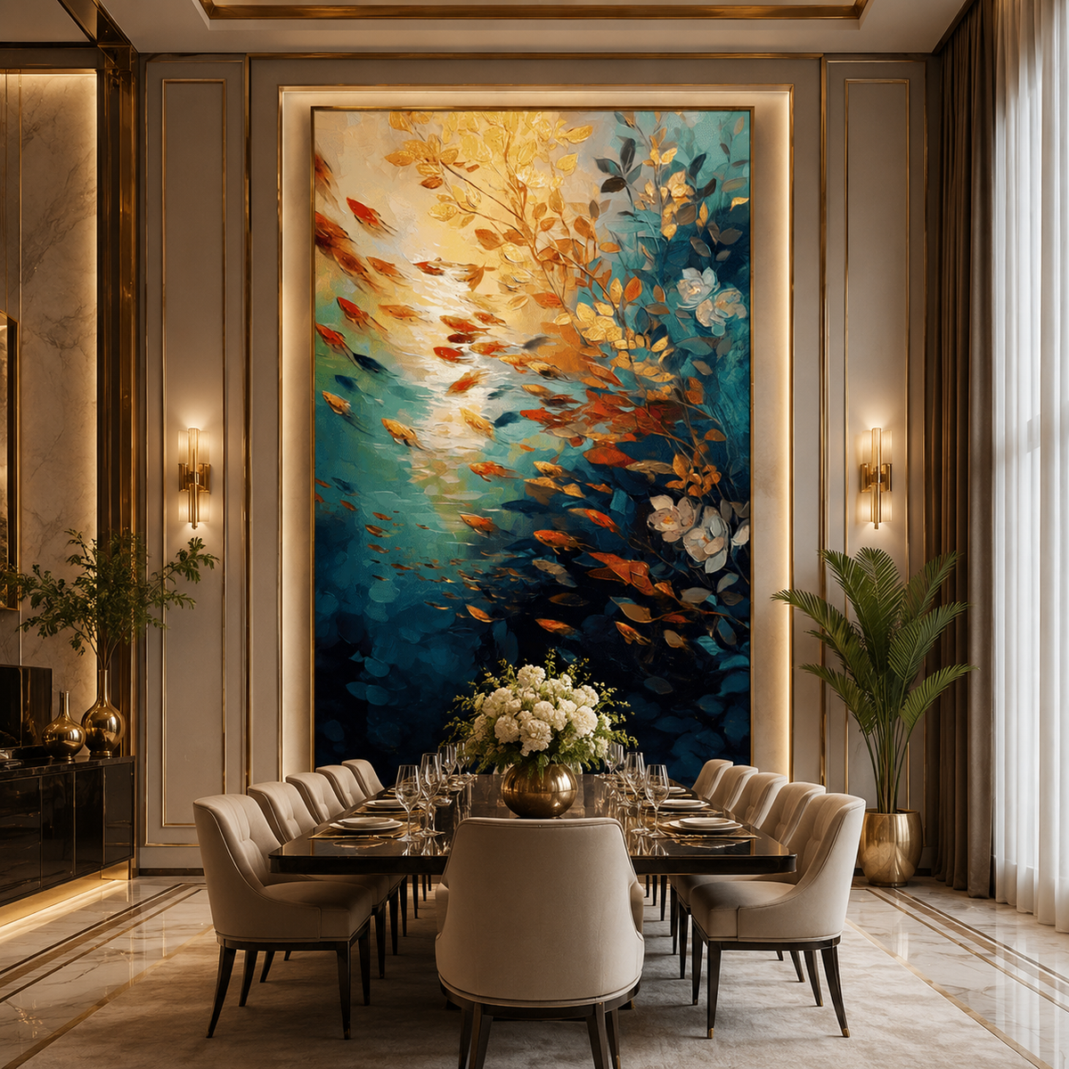 AVIORART La Vida Fluye Wall Art Canvas