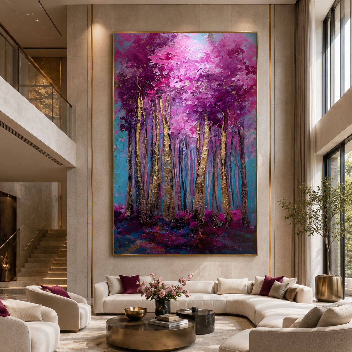 AVIORART Lavender Breeze Wall Art Canvas
