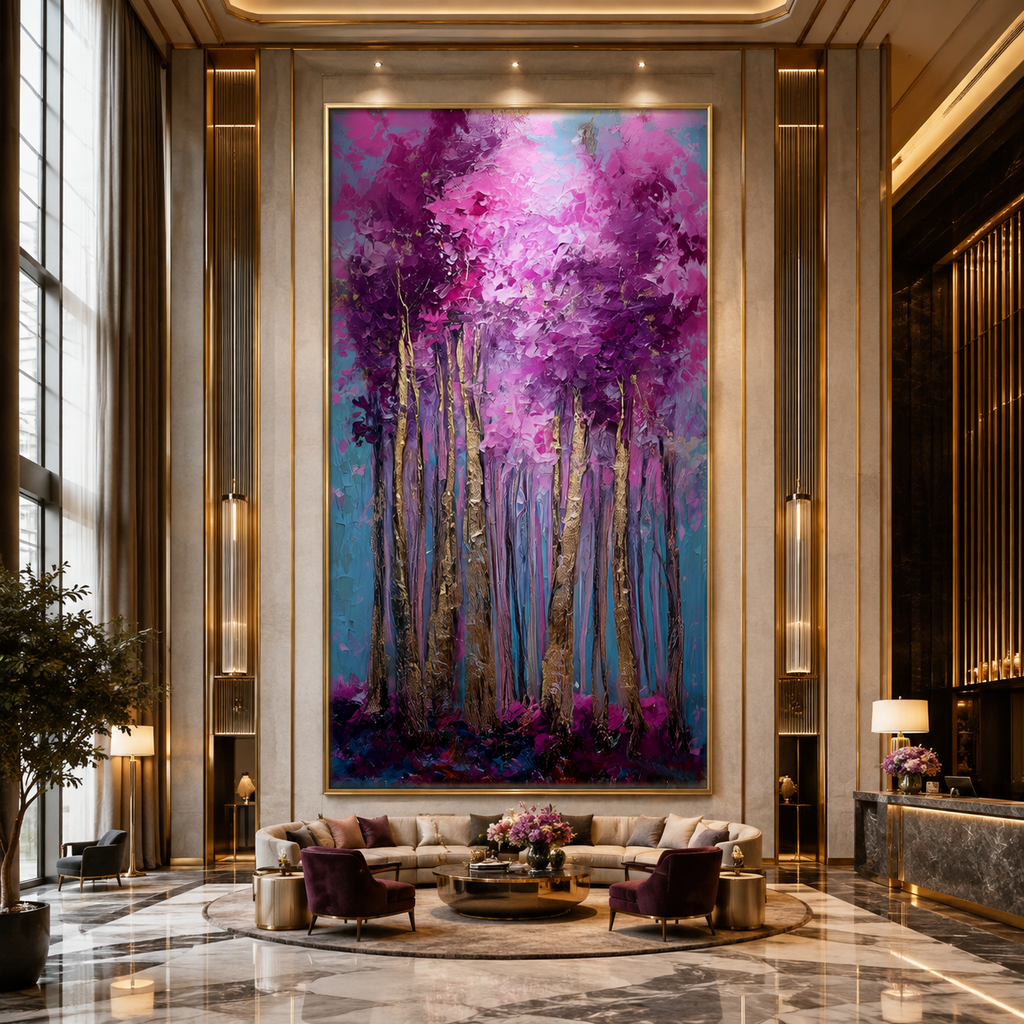AVIORART Lavender Breeze Wall Art Canvas