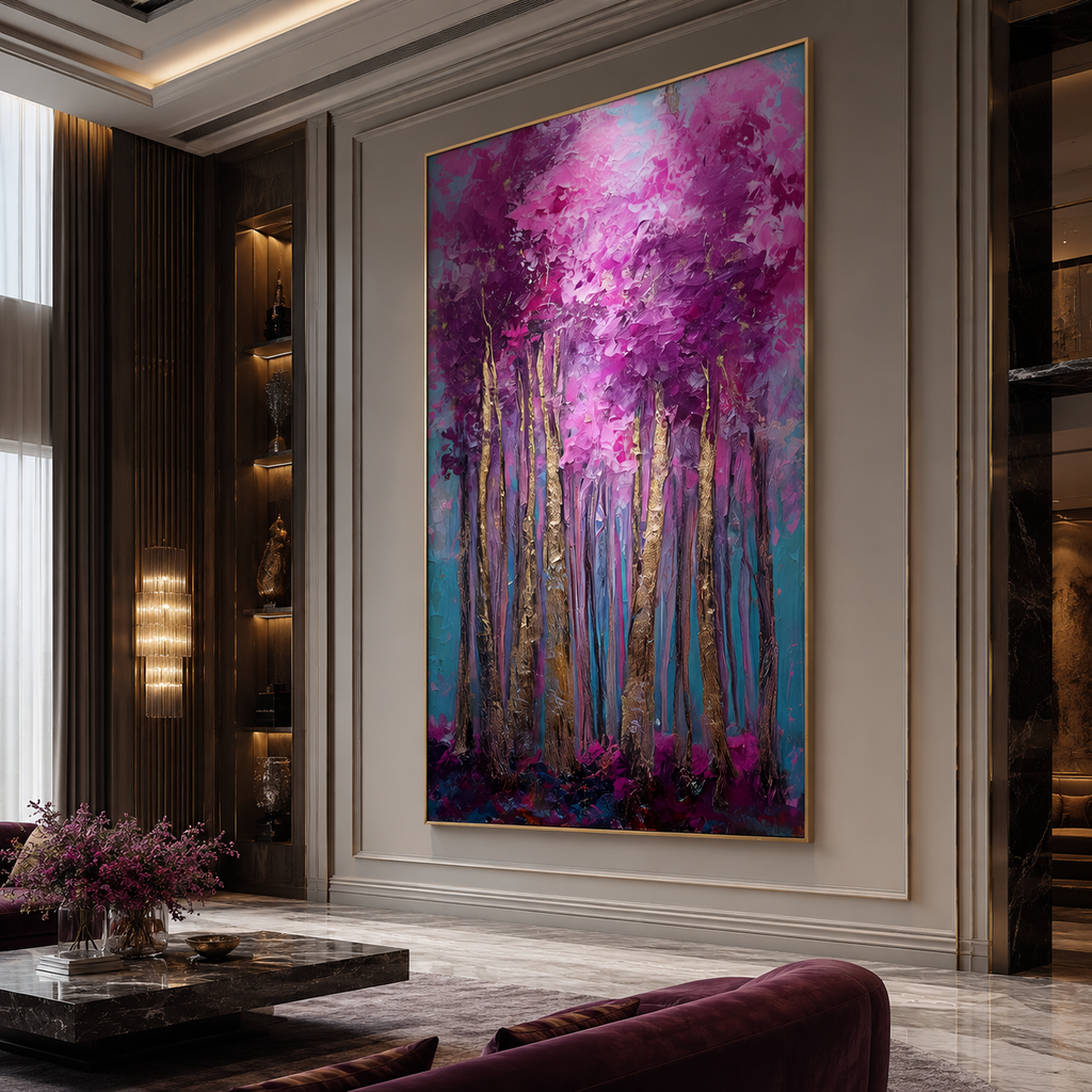 AVIORART Lavender Breeze Wall Art Canvas