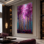 AVIORART Lavender Breeze Wall Art Canvas