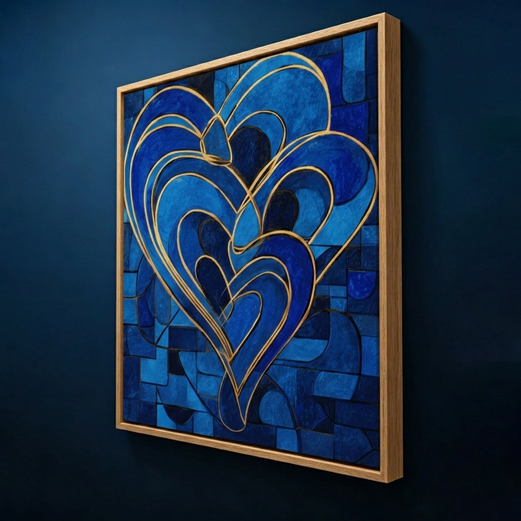 AVIORART Layers of Love Wall Art Canvas