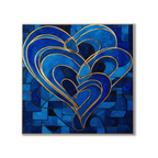 AVIORART Layers of Love Wall Art Canvas