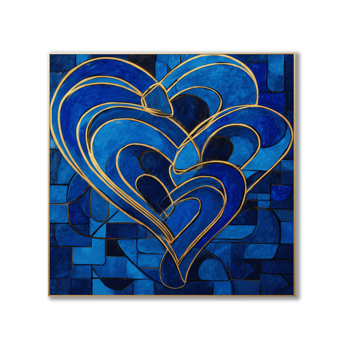 AVIORART Layers of Love Wall Art Canvas