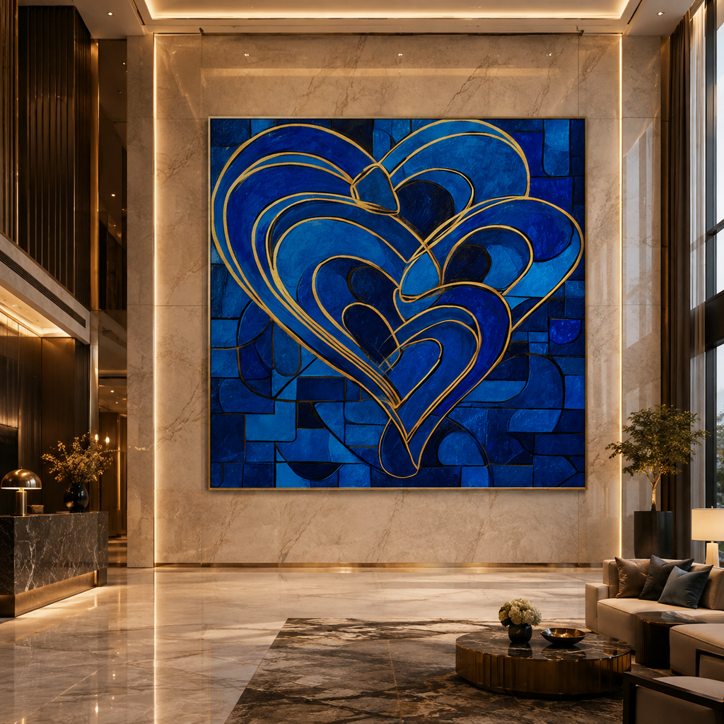 AVIORART Layers of Love Wall Art Canvas