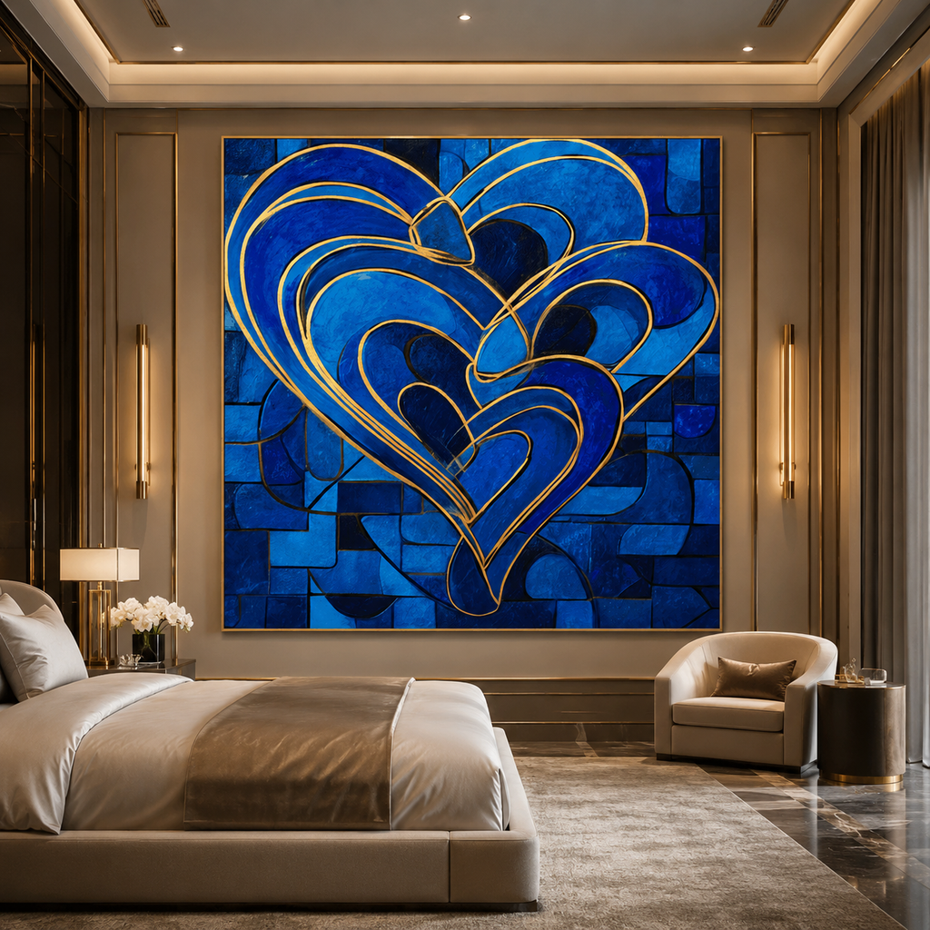 AVIORART Layers of Love Wall Art Canvas