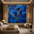 AVIORART Layers of Love Wall Art Canvas