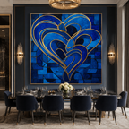 AVIORART Layers of Love Wall Art Canvas