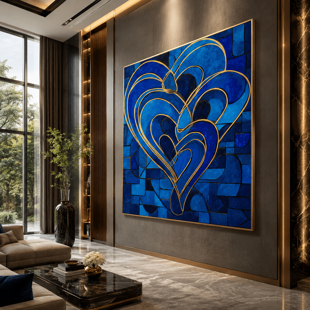 AVIORART Layers of Love Wall Art Canvas