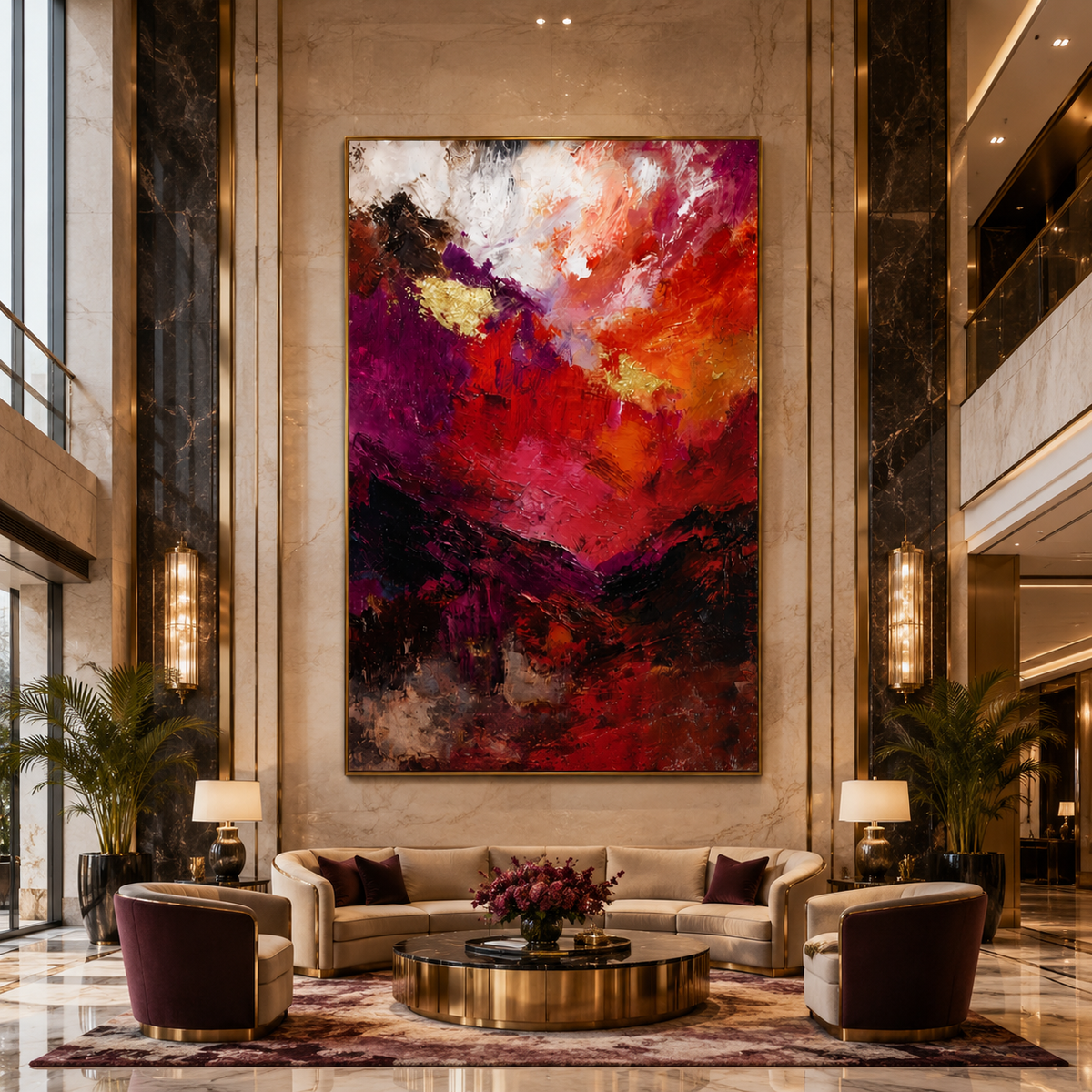 AVIORART Loud Beautiful Wall Art Canvas