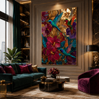 AVIORART Lucky Hummingbirds Wall Art Canvas