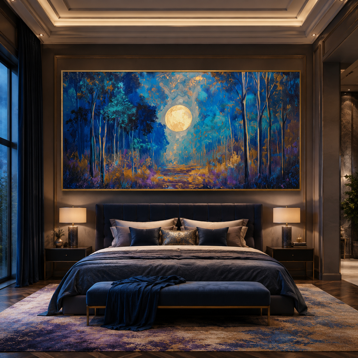 AVIORART Lullaby of the Pines Wall Art Canvas