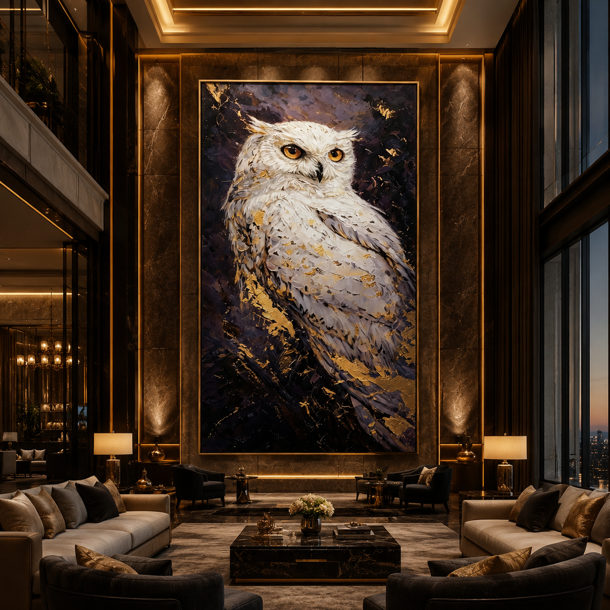 AVIORART Luminous Guardian Wall Art Canvas