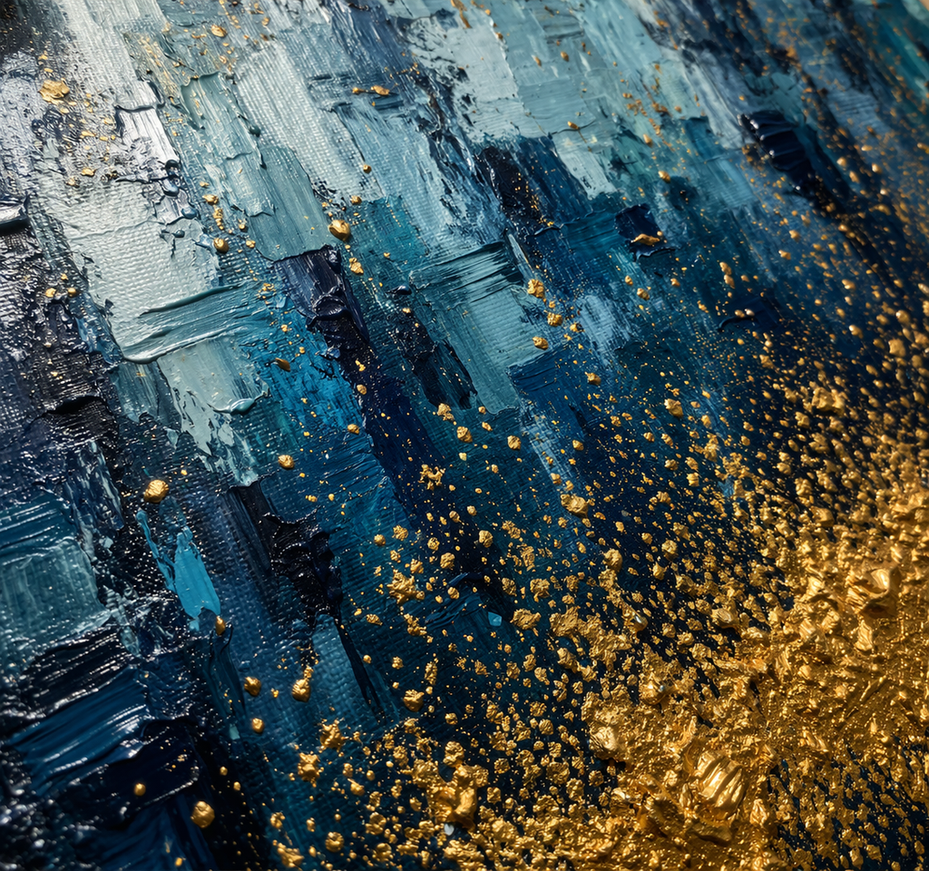 AVIORART Touched by Gold Wall Art Canvas