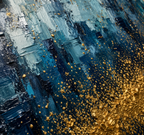AVIORART Touched by Gold Wall Art Canvas