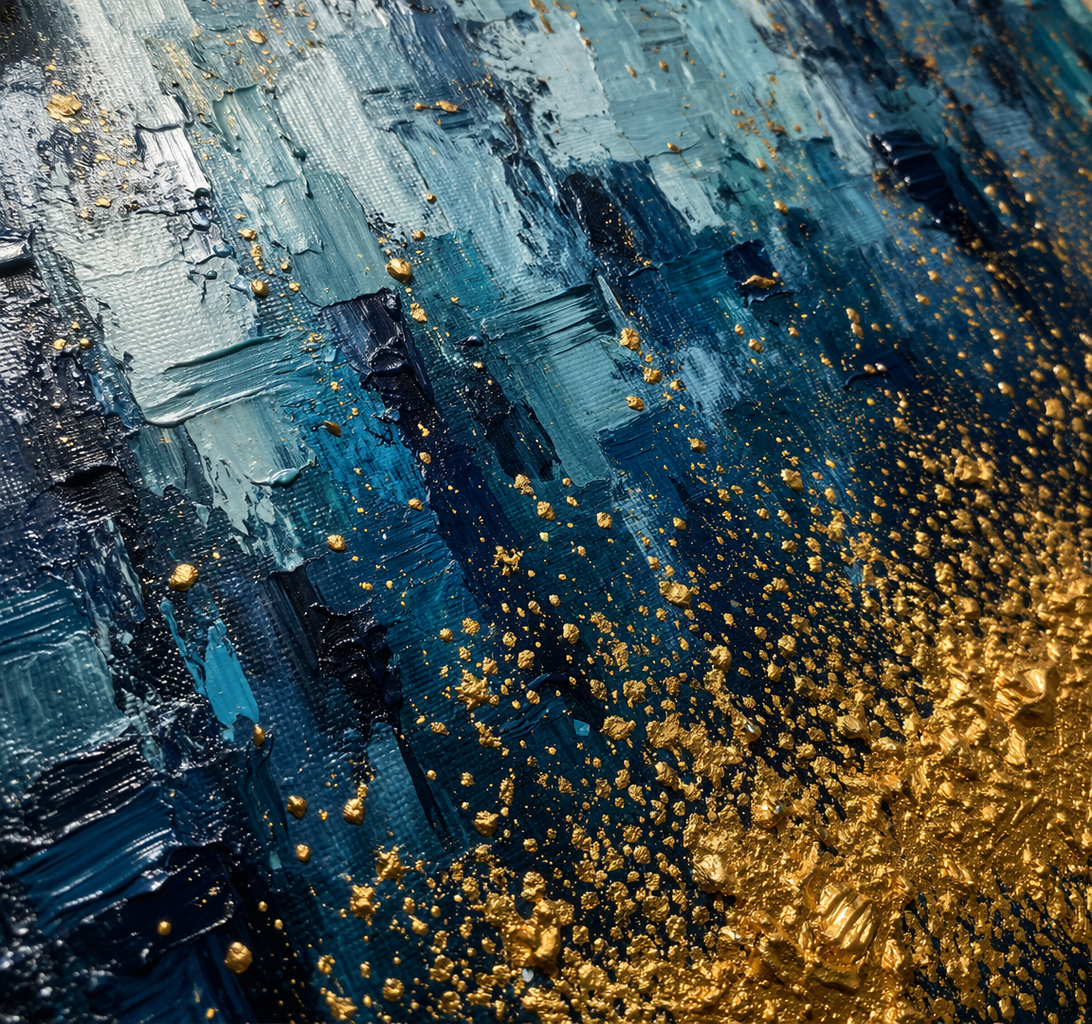 AVIORART Touched by Gold Wall Art Canvas