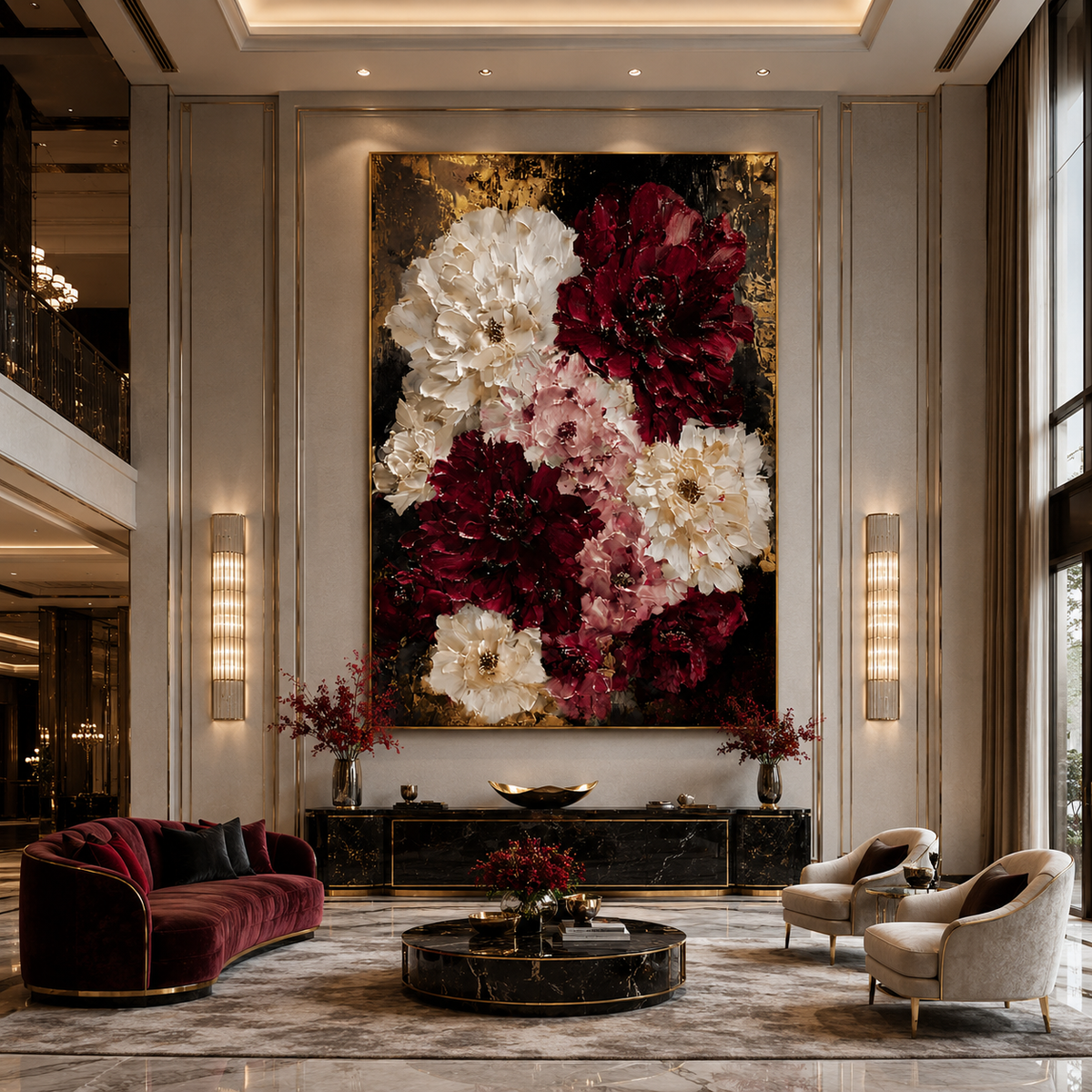 AVIORART Moody Bouquet Wall Art Canvas