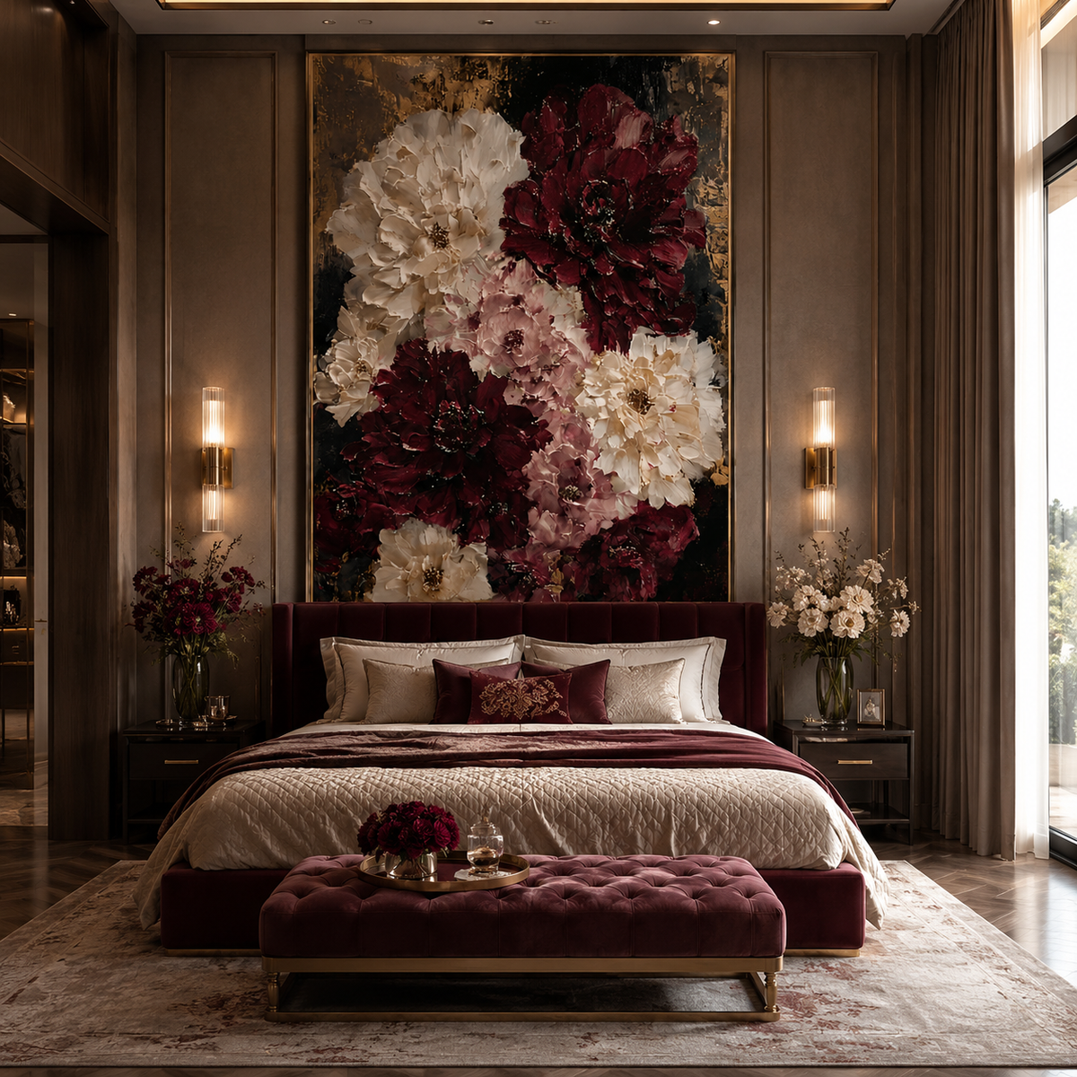 AVIORART Moody Bouquet Wall Art Canvas