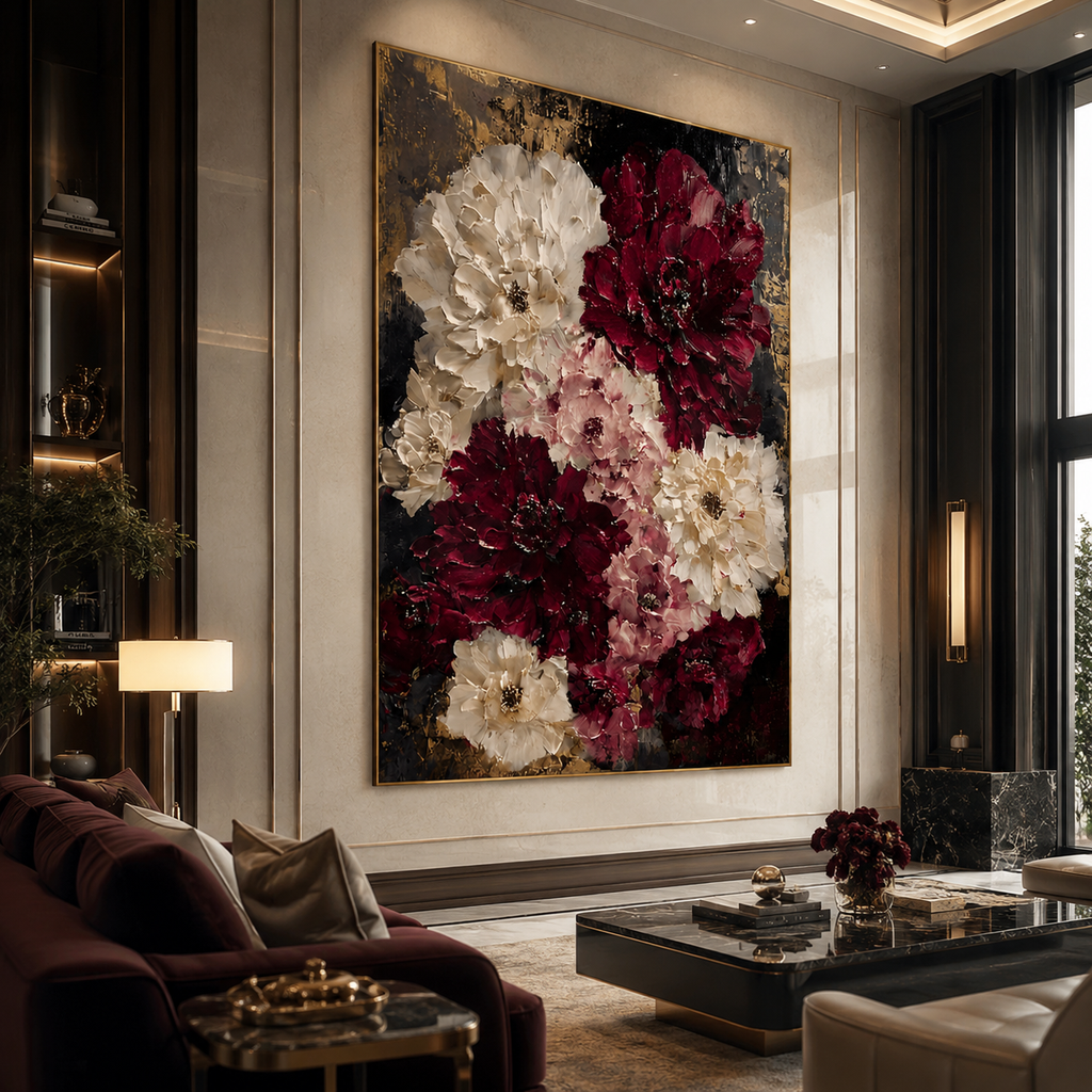 AVIORART Moody Bouquet Wall Art Canvas